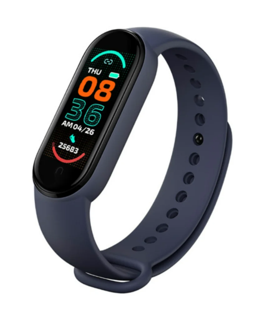 

Smart watch Free shipping M6 Bracelet Wristband Fitness Tracker Blood Pressure Heart Rate Waterproof Sport Smartband, Black/orange/green/yellow/pink