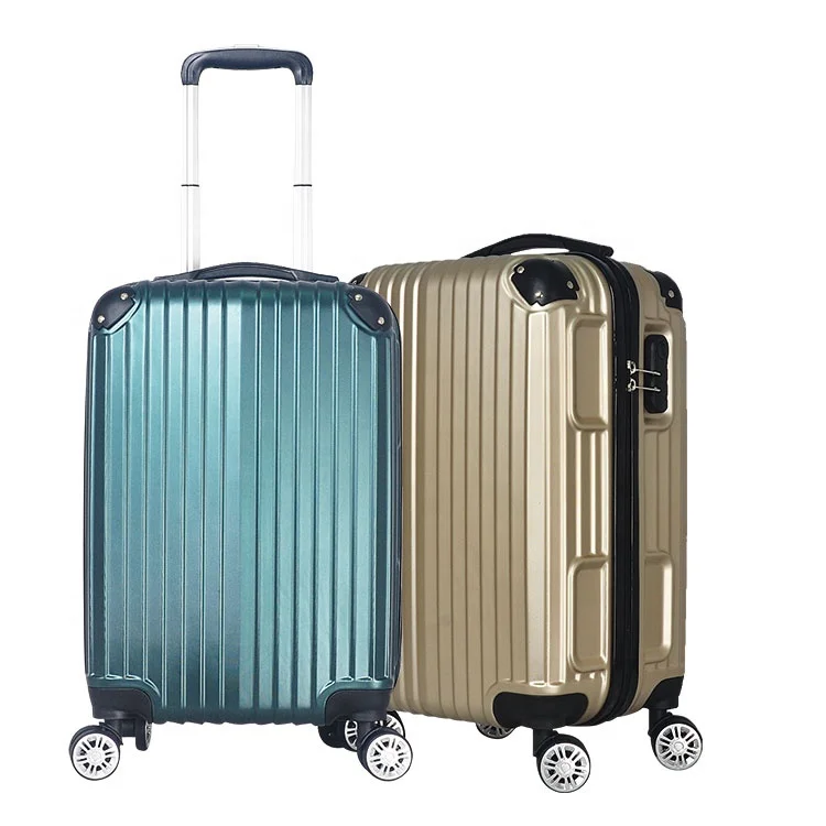 Abs Luggage Set 3 Pieces Hard Shell Vintage Scratch Resistant Carry On