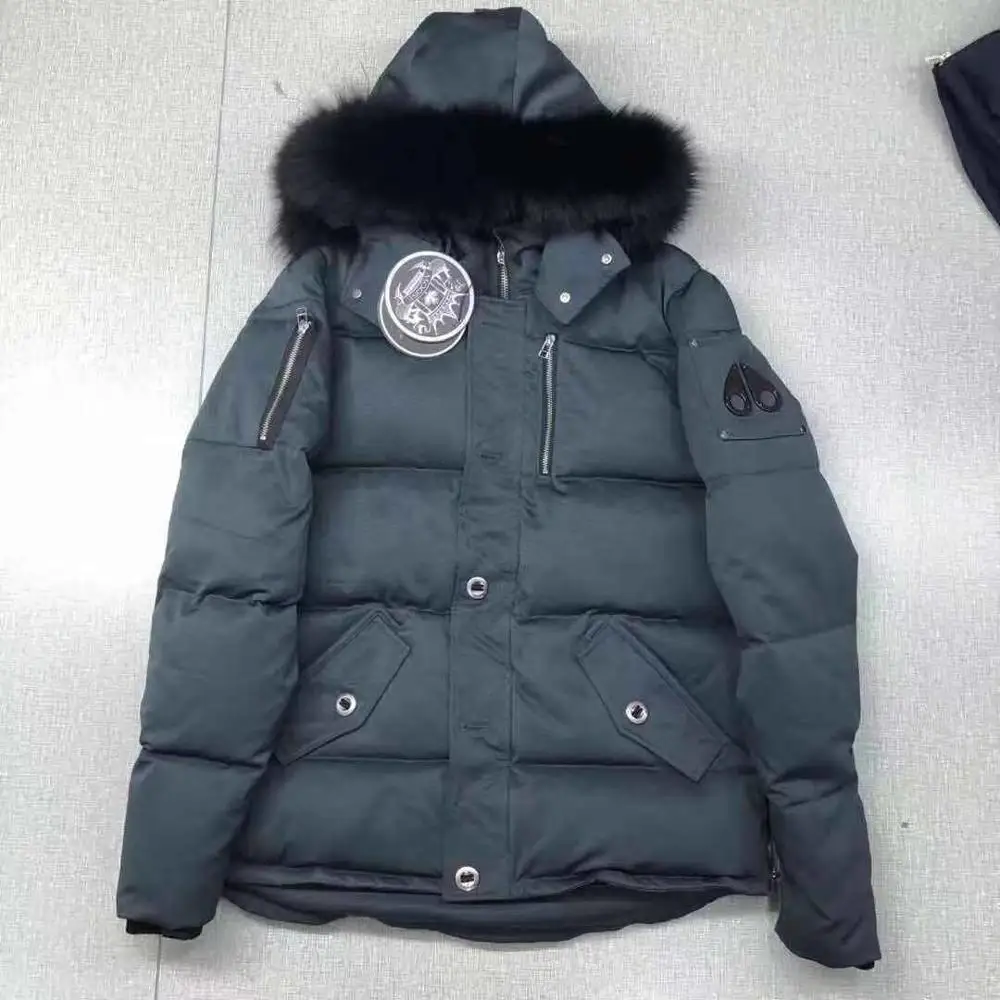 

Scissor Design Style Down Jacket Raccoon Fur Hooded Down Coat With Muti-color Choose