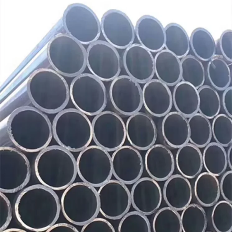 Black Carbon Steel Round Welded Tube for Outdoor Installation and Harsh Working Environments