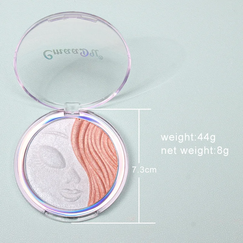 

New smiley face baking powder high gloss powder to enhance profile contouring powder