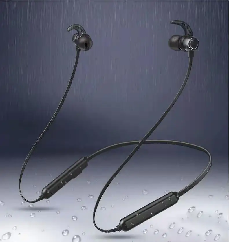 

custom new design Outdoor Sports Headset Wireless Neck Type In-ear Stereo
