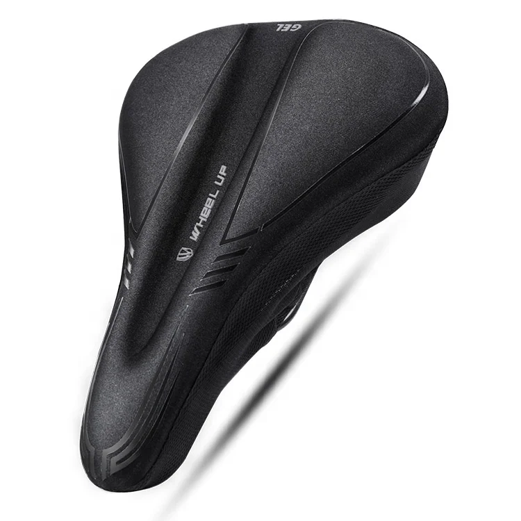 

WHEEL UP Comfortable Mtb Bicycle Saddle Cover Memory Foam Pad Bike Accessories Seat Cover Bicycle Saddle Rear Cover, Black