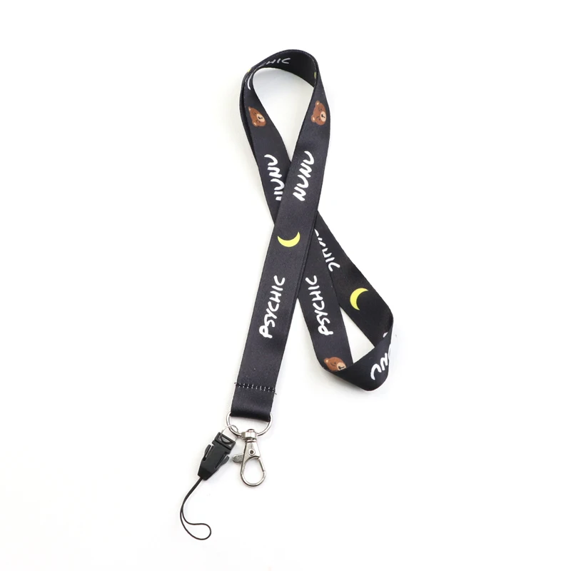 

Promotional Advertising colorful woven polyester holder mobile phone case lanyard