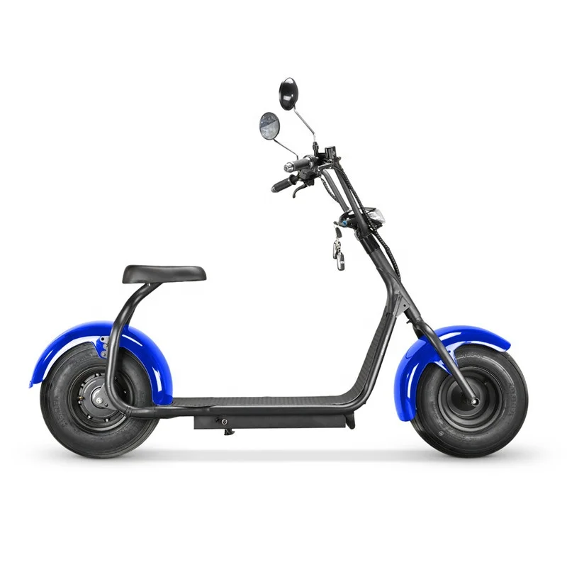 Fat Tire Electric Scooter City coco with Seat Lithium Battery moped scooter