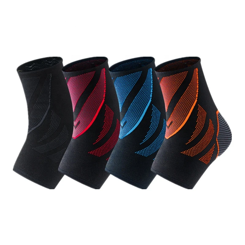 

Soccer Shin Non Slip Sock with Ankle Guard Protection Knit Breathable Pressure Ankle Cuff Basketball Football Ankle Brace, Customized color