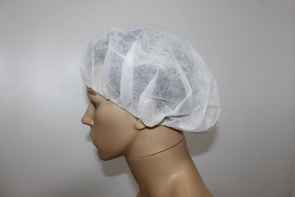 Laboratory Disposable Surgical Non Woven Nonwoven Bouffant Head Cap
