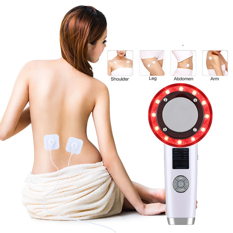 

8 In 1 Beauty Slimming Machine Multifunctional Beauty Device Weight Loss Care Care Multifunction Body Skin Firming Rf For Face, Black