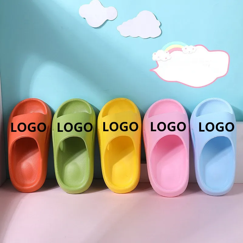 

Wholesale Summer Custom Logo Children Beach Swimming Slippers Children Boys and Girls Bath Slippers