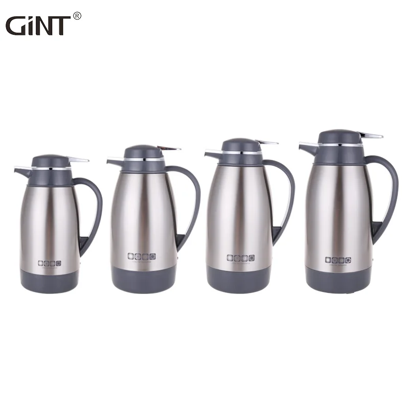 

GiNT 1.9L Vacuum Flasks Stainless Steel Great Quality Thermal Bottles Coffee Pots for Office Drinking, Customized colors acceptable