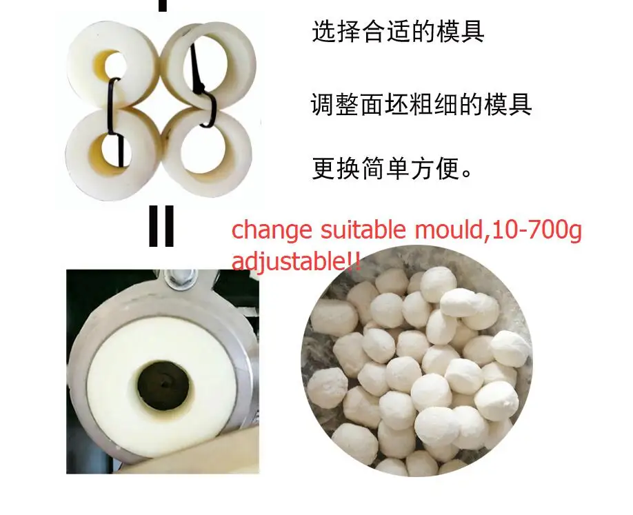 
Automatic air pump dough divider for breads 10-700g adjustable 