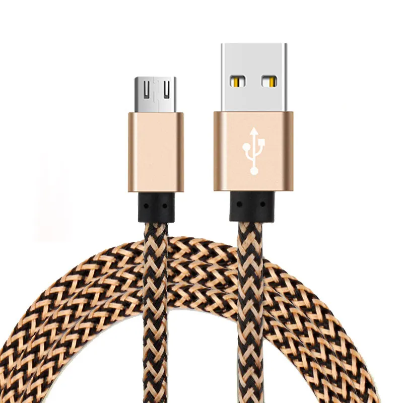 

Factory Price Aluminum Metal 1Meter 2A Colorful Hemp Rope Micro Sync Data Charging USB Cable For Samsung S7 S6 Xiaomi Huawei, Black/red/blue/gold/silver/green