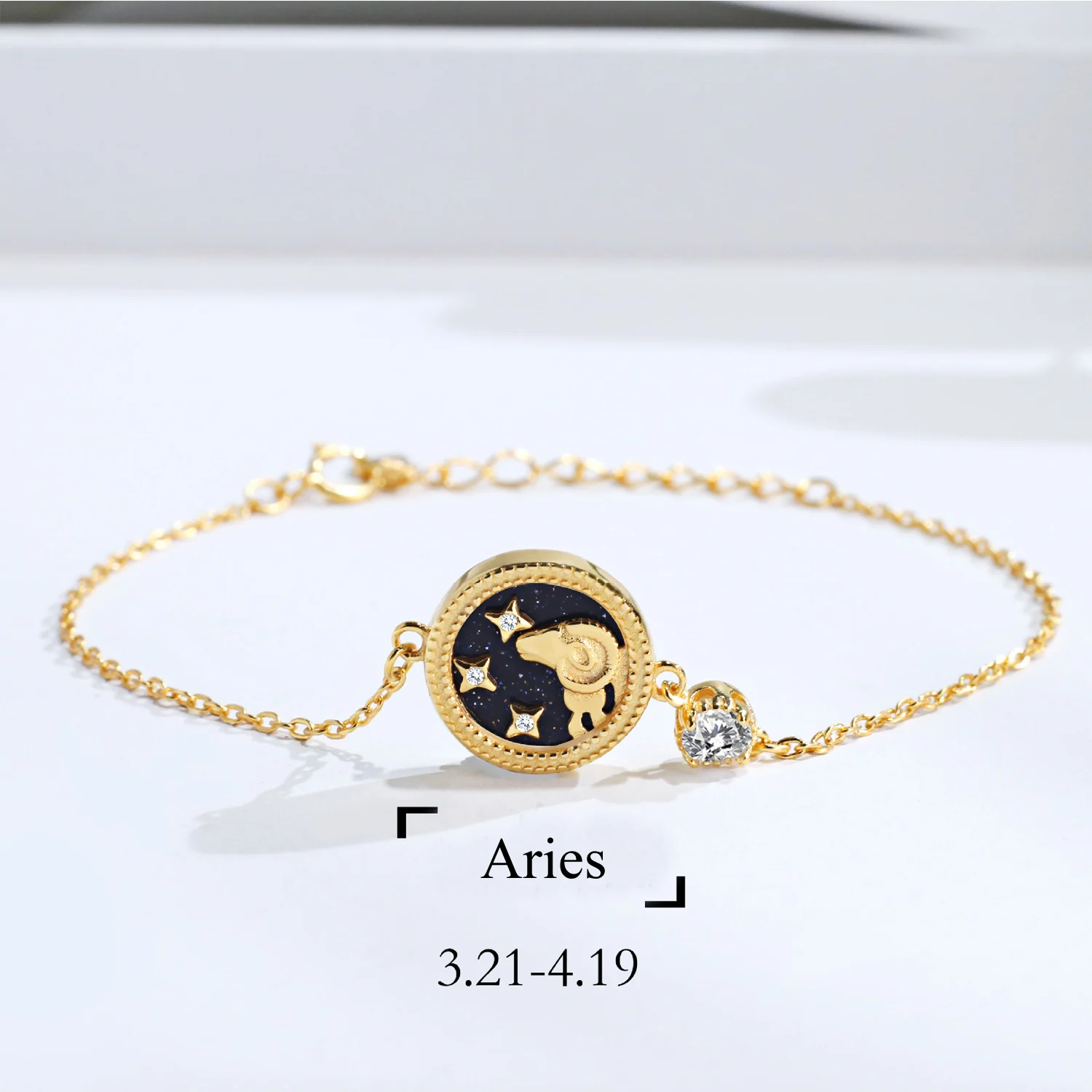 

Xunbei H-Quality round shell women 925 sterling silver zodiac bracelet jewelry