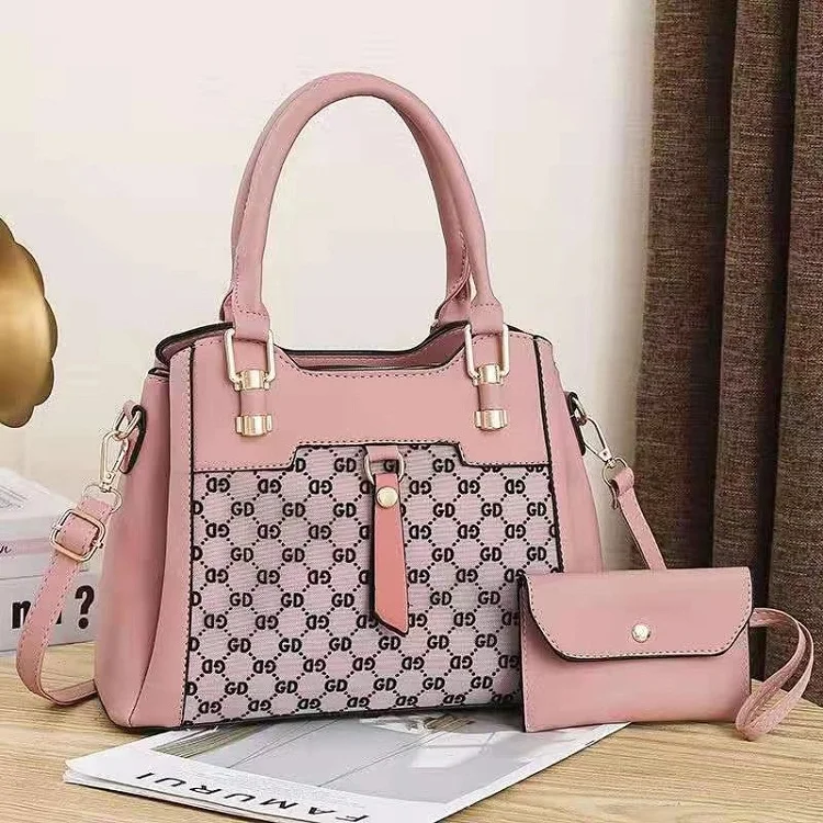 

Best selling famous designer large capacity luxury ladies shoulder bag sets coin purses women handbags, Black,pink,beige,brown,khaki