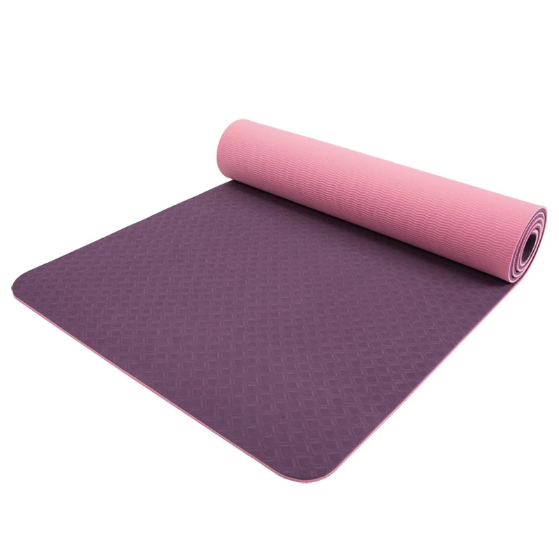 

High Density Pro Stylish Soft Foam Yoga Mat, Black/purple/pink/rose/green/blue