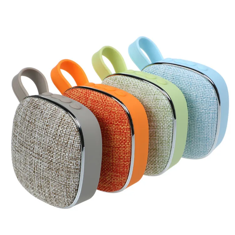 

Qiyu Best Selling bluetooth Speaker 2020 Trend Portable Mobile Phone Mini Smart Fabric Wireless Speaker, Light blue, green, grey, orange