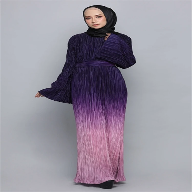 

Ramadan EID Dresses Women Printing Satin Turkey Abaya Online Dress For Modern Muslim Burka Turkish Dubai Cardigan