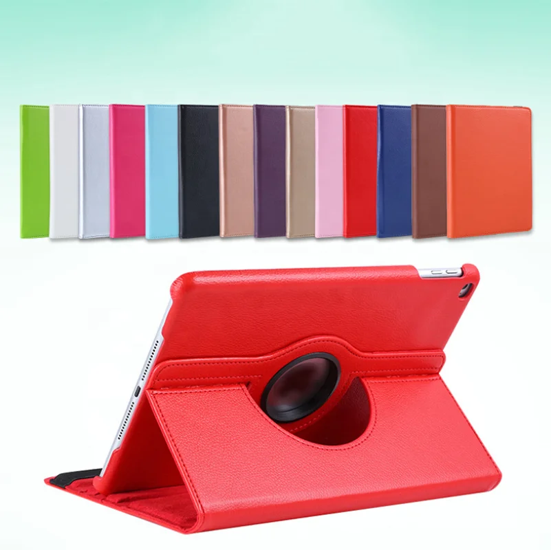 

360 Degree Rotating Leather Flip PU Smart Cover Case For iPad 10.5 10.2 Case