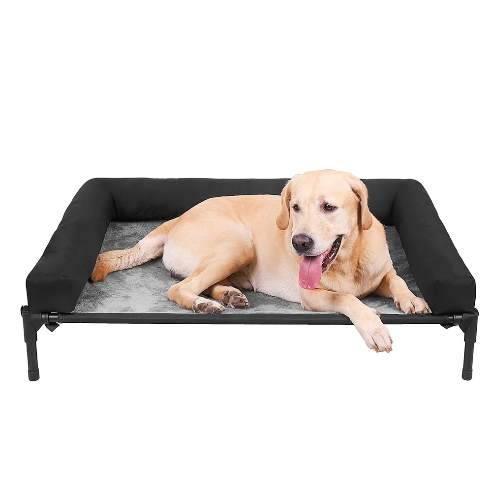 

High quality elevated pet cot bed for dog Oxford Durable Elevated Raised Pet Cots with pillow, Customized color