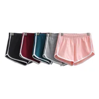 

Woman girls teenager cotton sexy yoga shorts sport running gym hot pant shorts women