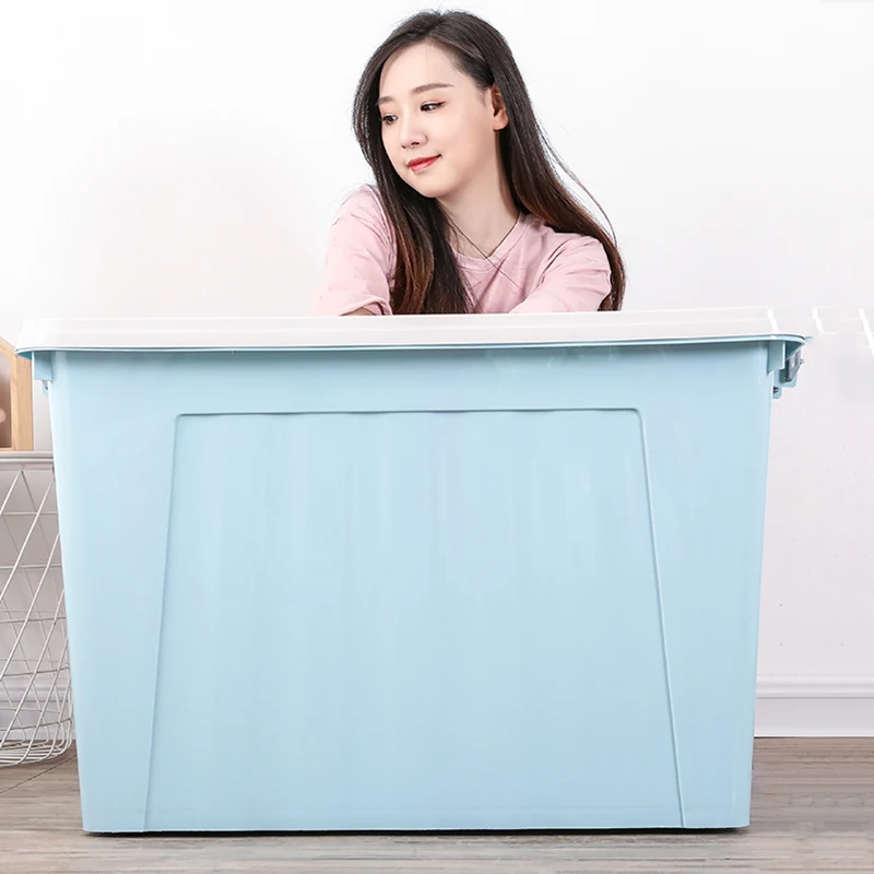 

Toy Plastic Foldable Basket Large Fabric Cosmetic Kid Storage Box, Pink,blue,green