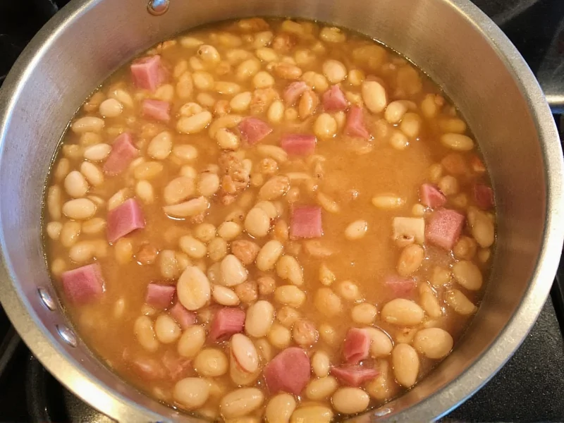 Quick Ham and Bean Soup Recipe Using Canned Beans