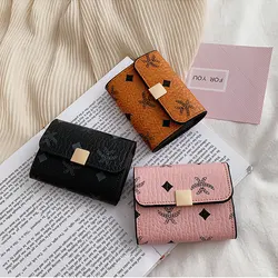 Lady Lovely Leather Small Wallet Purse with Coin P