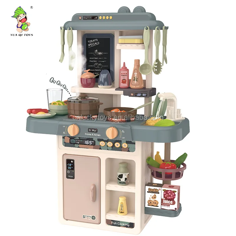 Luxury Plastic Kitchen Play Set Spraying Mist Cook Pretend Toys Buy