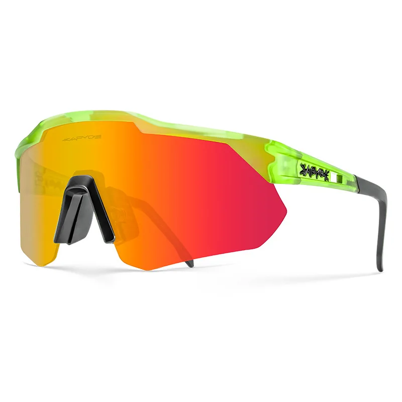 

Kapvoe 9027 Hot sale Cycling Glasses Polarized Outdoor sports goggles fashion colorful riding shades sunglasses eyewear 2022, Picture colors