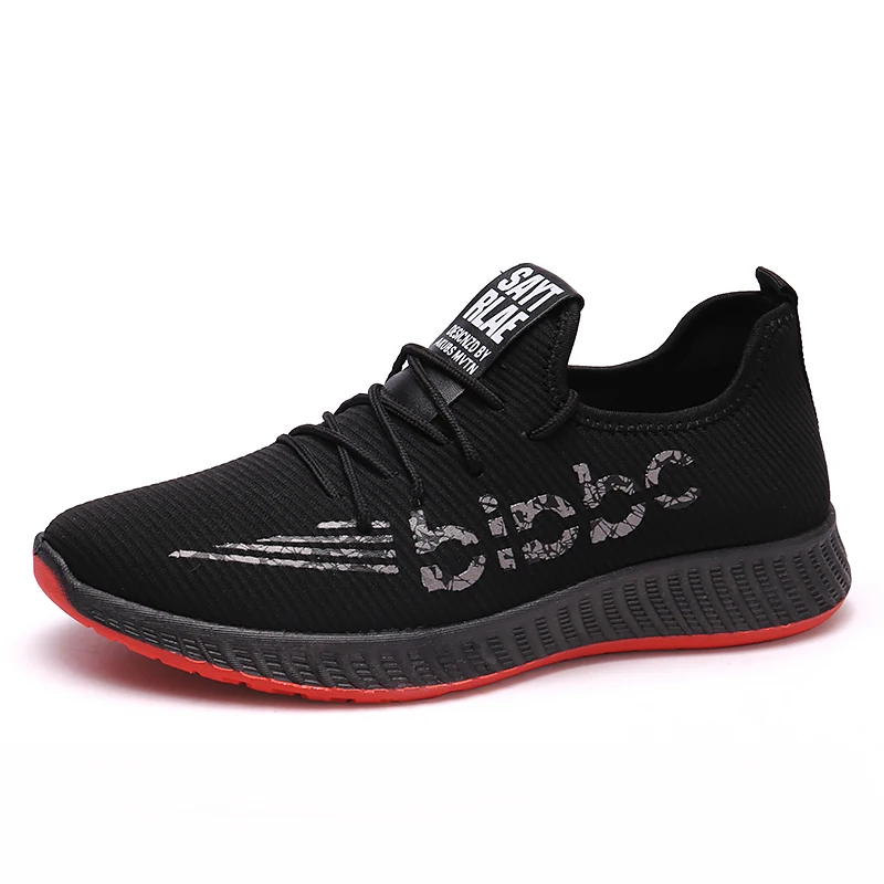 

Flying woven breathable casual men's running shoes Leisure jogging shoes and sneakers for men