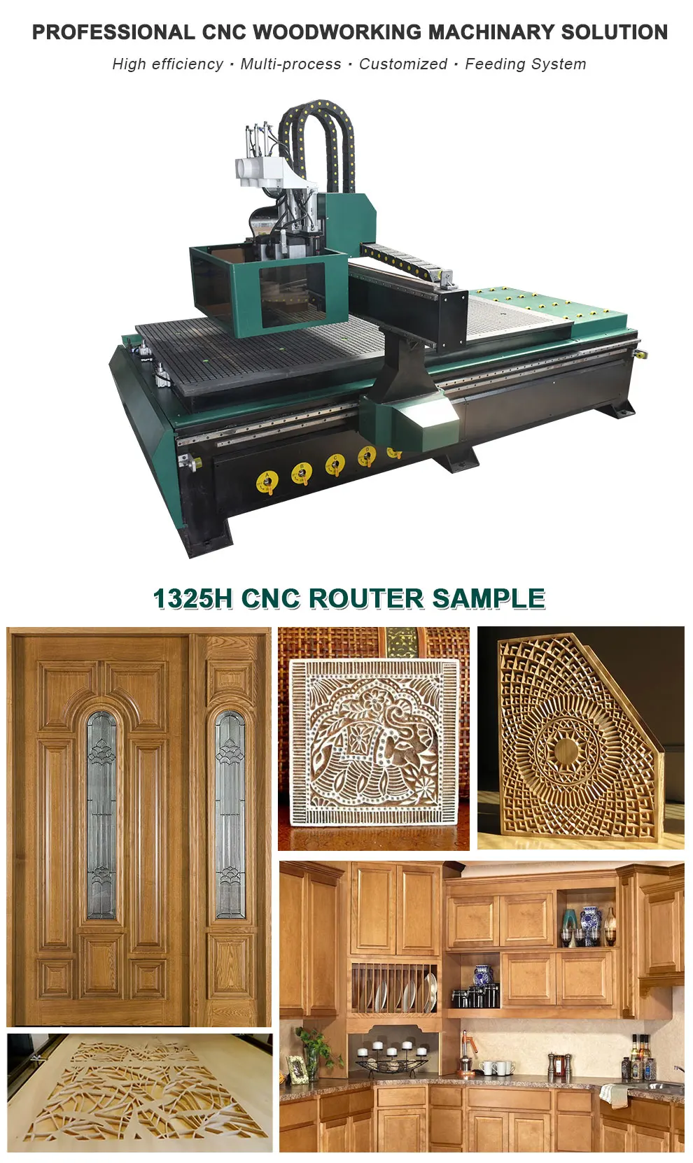 1325 Vacuum Table CNC Machine