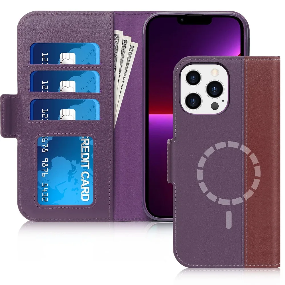 

For Iphone 12 11 Pro Xs Max Shockproof Luxury Wallet Card Magnetic Phone Case Etui For Iphone 13 Pro Max Flip Cover Leather Case