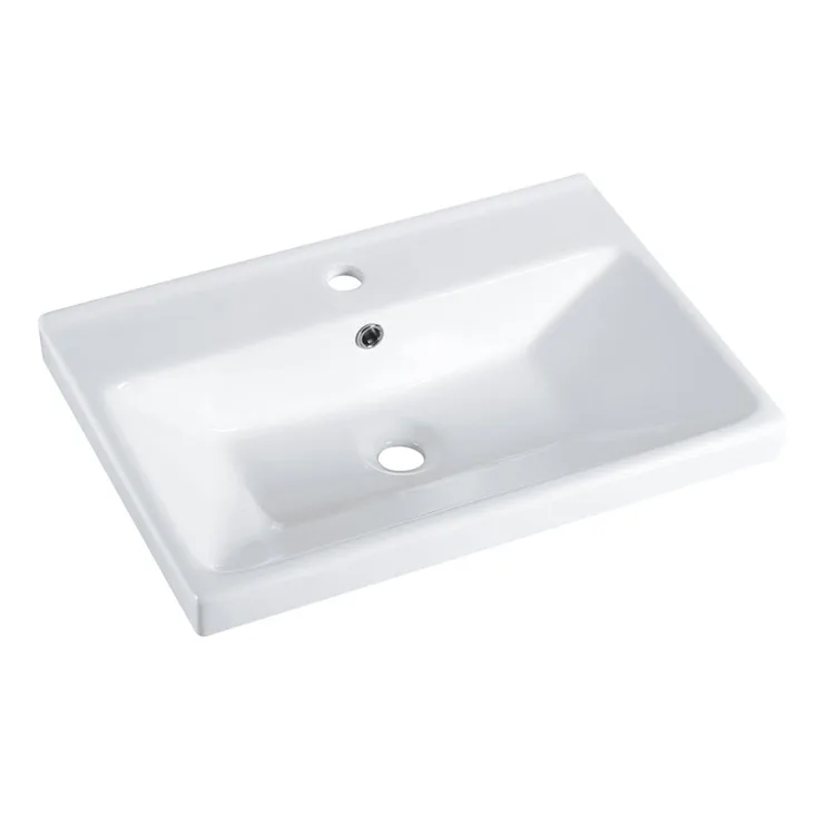 Best quality bathroom ceramic hotel villa apartment office building ceramic cabinet sinks washing hand vanity basin low price