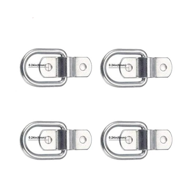 D Ring Mounting Plate Tie Down Points For Ratchet Tie Down Straps Car