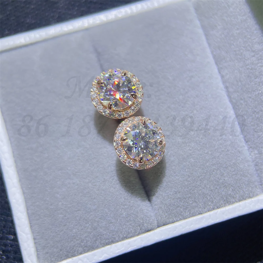 

pass diamond selector jewelry classic s925 moissanite diamond earring icedout bracelet for women icedout tennis chain diamond