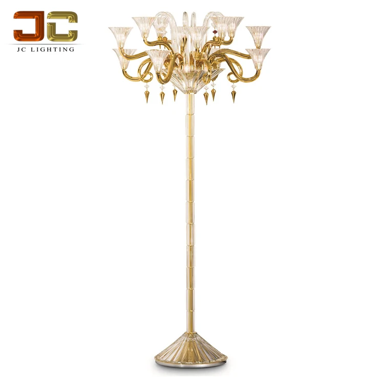 amber floor lamp