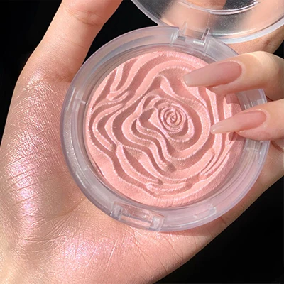 

Flower Shaped Cosmetics Makeup Rose Gold Luminous Shimmer Highlighter