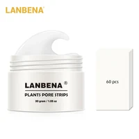 

New LANBENA Unisex Blackhead Remover Nose Face Mask Pore Strip Black Mask Peeling Acne lack Deep Cleansing Skin CareTreatment B