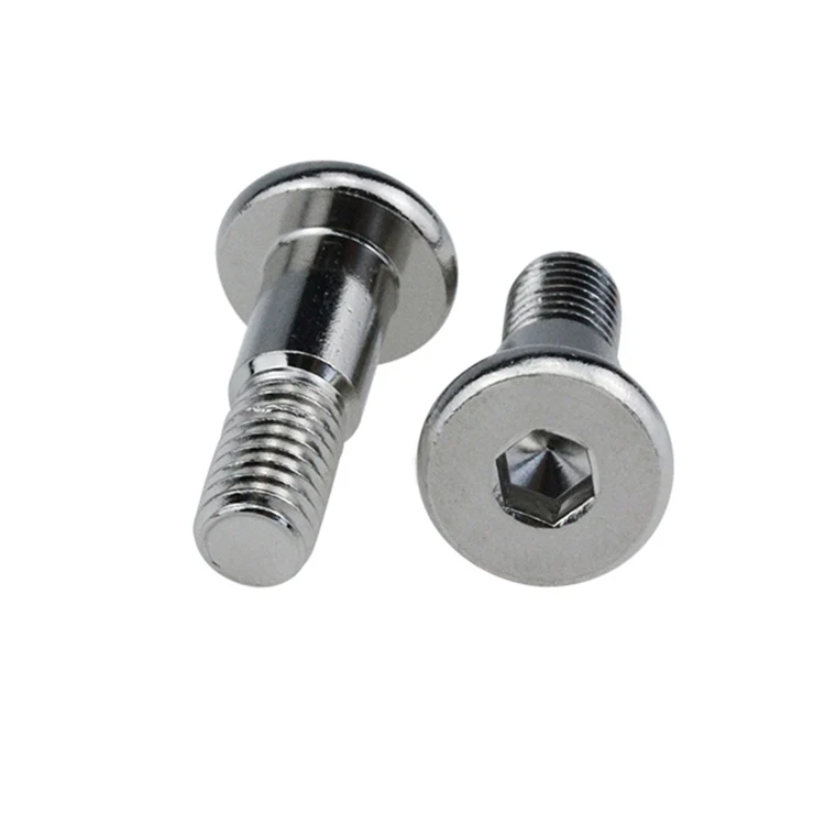 Custom Long Button Head Stainless Steel Shoulder Bolts 15mm 20mm Button