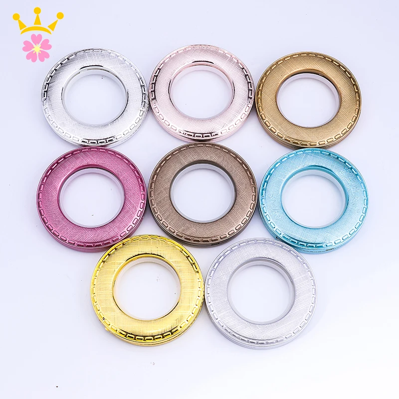 

76 MM SILENCER BEAD ring, new design, curtain hole, Roman rod fitting, plastic buckle, Gold, silver, black, can be customized according to the sample color