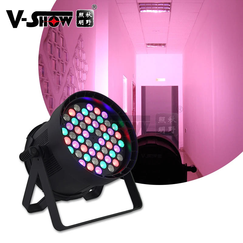 

DMX LED Par 64 Indoor Wash Light 54x4W RGBW4 in1 Par Can stage light for disco bar club lighting