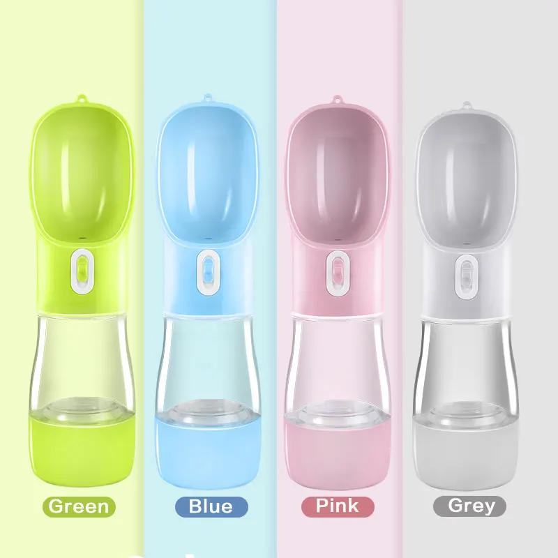 

2019 Pet Food Feeder portable dog travel bowl and water bottle, Optional