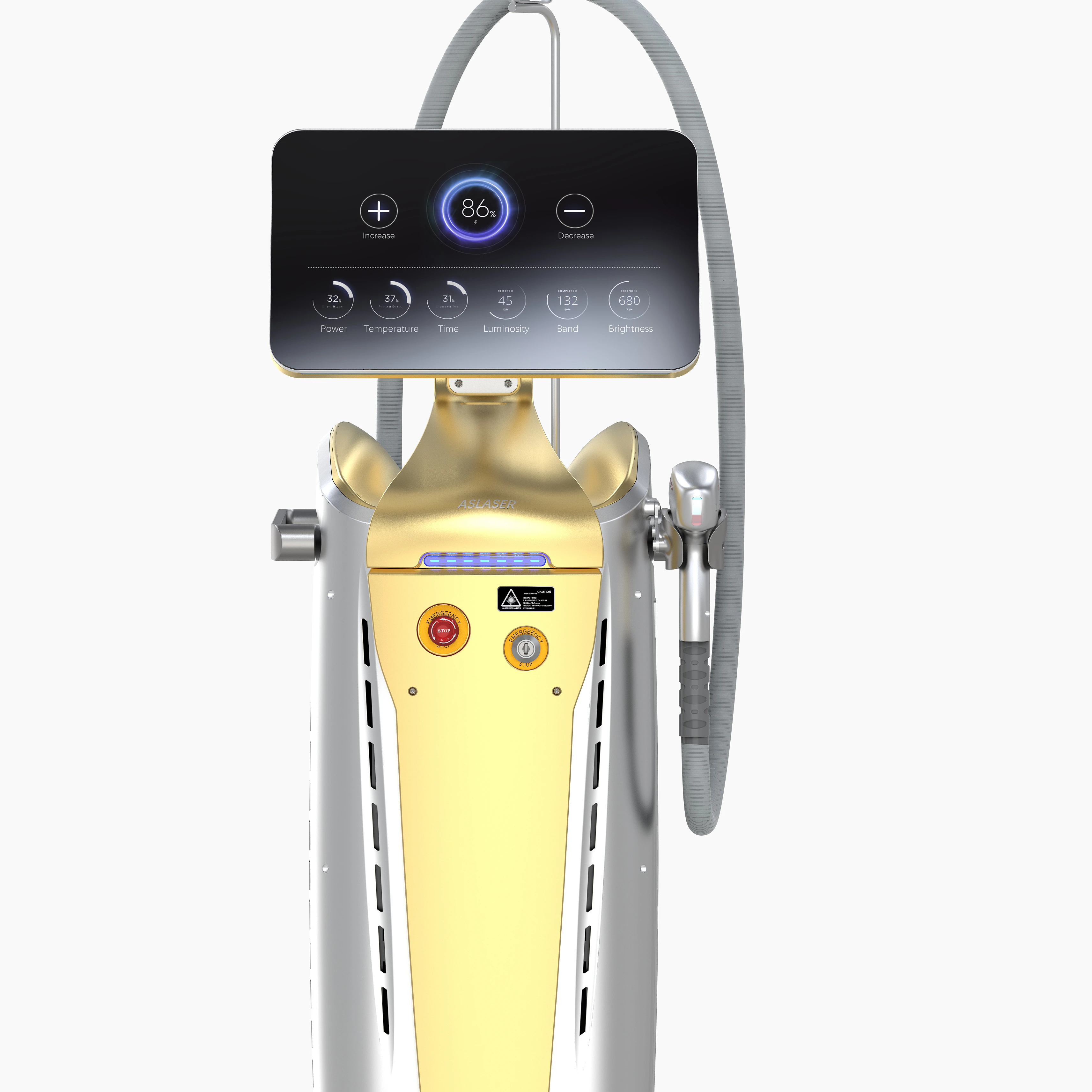 

2021 808nm Diode Laser Stationary Color Feature Water Cooling hair removal