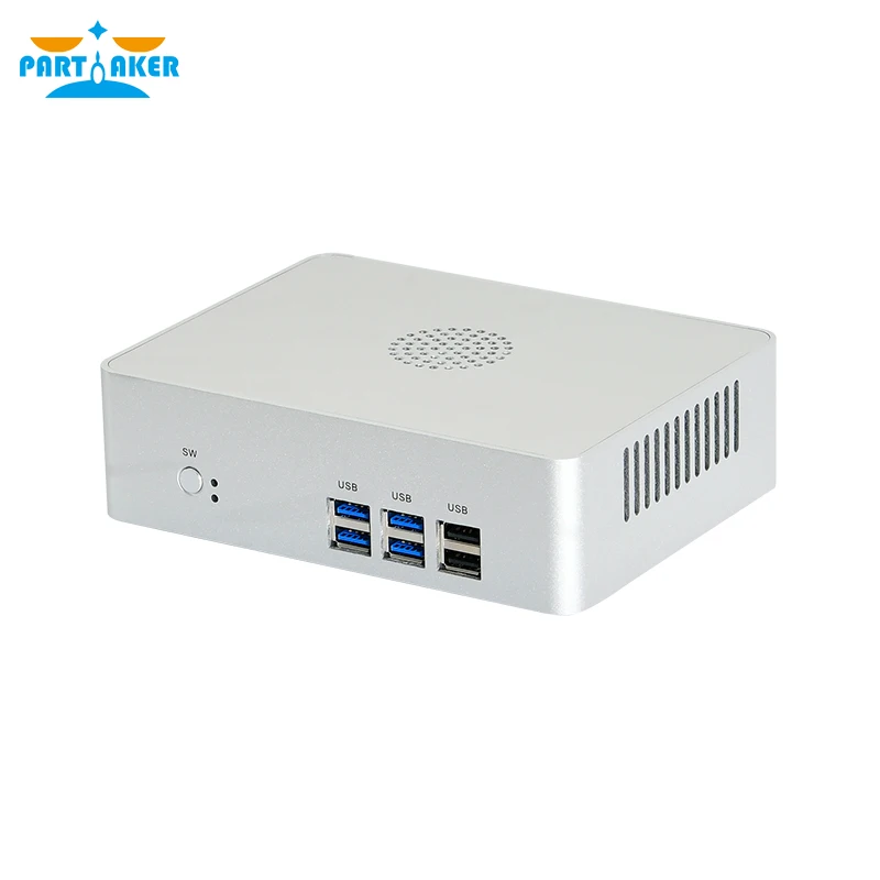 

Aluminum Alloy Metal Case Dual Core Fanless Computer Fanless Pc Mini Core I7