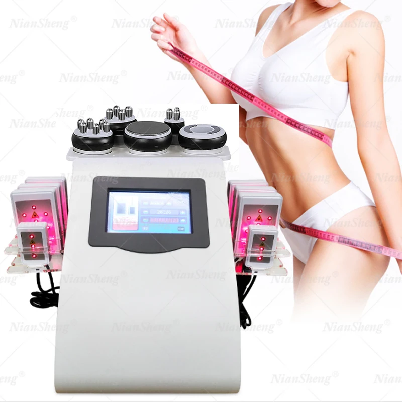 

Factory Price 40k Vacuum Cavitation System RF Skin tightening Lipo Cellulite Removal Ultrasonic Slimming Machine