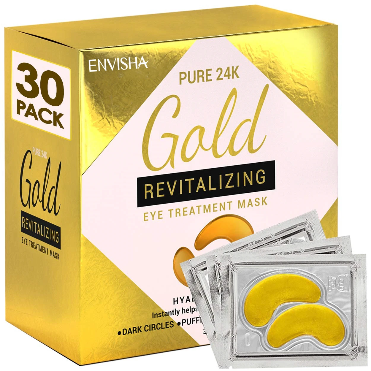 

Collagen Remove Dark Circle Anti-wrinkle Eye Care Sleep Under 24k Private Label Eye Mask, Golden