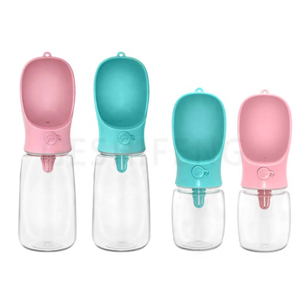 

Drop Shipping Blue/Pink Color Pet Water Cup Pet Water Bottle Rinser 350ml And 550ml ABS+PET plastic, Picture shows