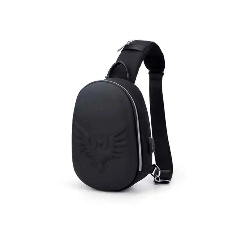 

Factory custom multi-function logo phone men strap bag chest anti theft sling bag