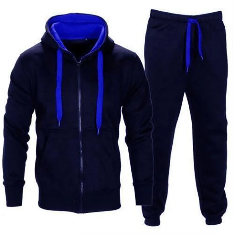 

Jogging Suits Wholesale Zip Up Hoodies Skinny Jogger Sports Tracksuit In Grey With Side Stripe, Customized color