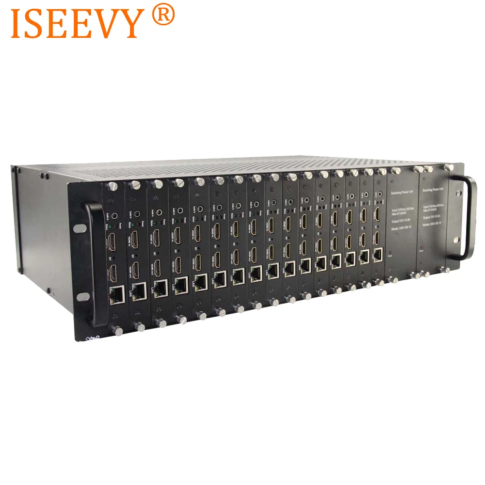 ISEEVY 16 channel H.265 H.264 HDMI Video Encoder for IPTV Live Stream Broadcast RTMP RTSP UDP HTTP and Facebook YouTube WOWZA